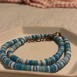 clay bead necklace